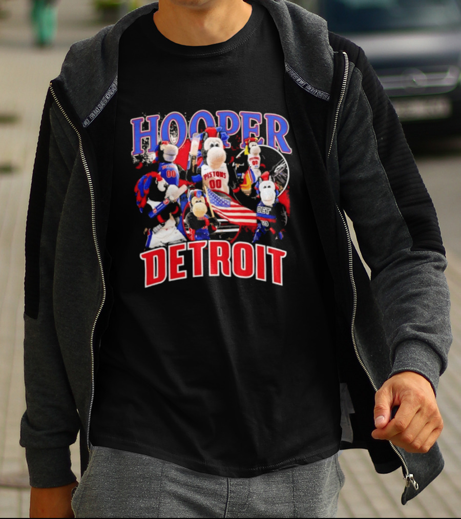 Detroit Pistons Hooper 2026 NBA Crossroads T-Shirt