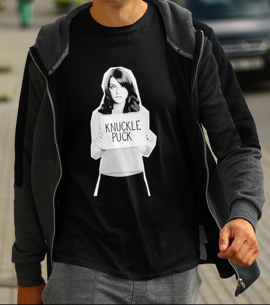 Emma Stone Knuckle Puck Sign T-Shirt