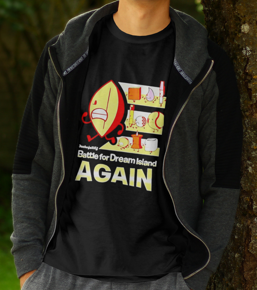 Battle For Dream Island Again Leafy BFDI Characters T-Shirt