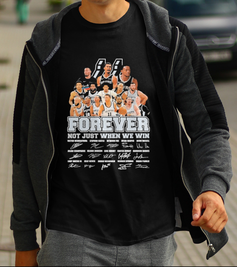 Spurs Legends Forever Signatures T-Shirt