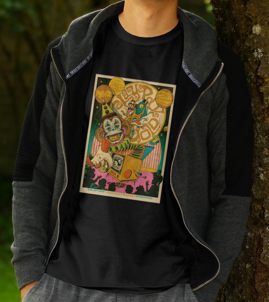 Primus Les Claypool Lennon Delirium May 25th 2026 Marymoor Live Redmond WA T-Shirt