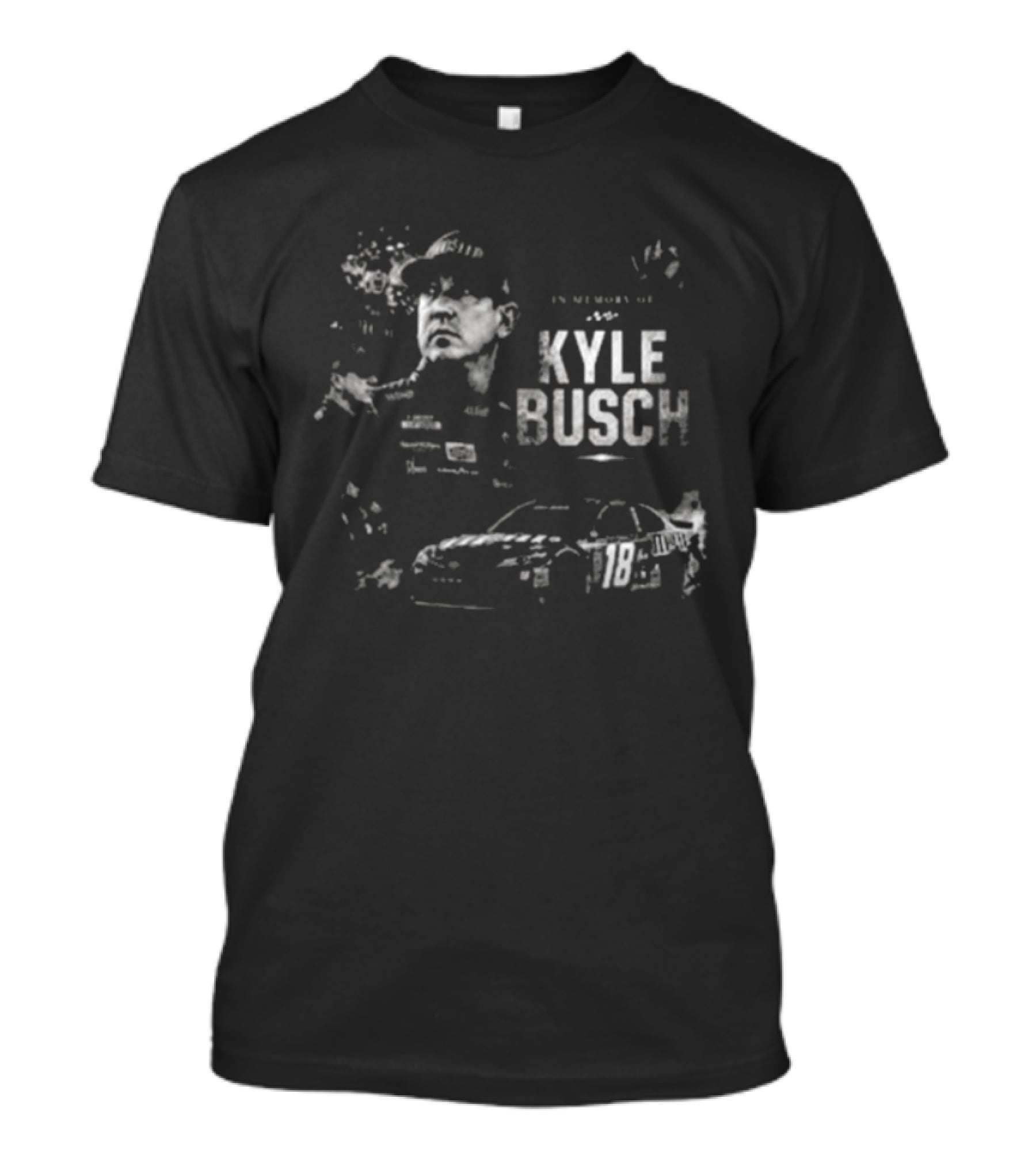 In Memory Of Kyle Busch 2026 NASCAR Racing Driver With Car T-Shirt