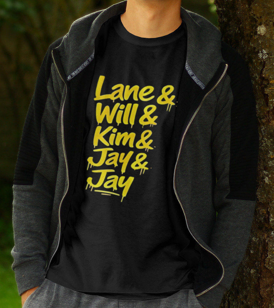 Lane Will Kim Jay Jay Graffiti Style Names T-Shirt