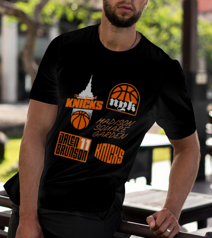 New York Knicks Jalen Brunson MSG NYK 11 Madison Square Garden T-Shirt