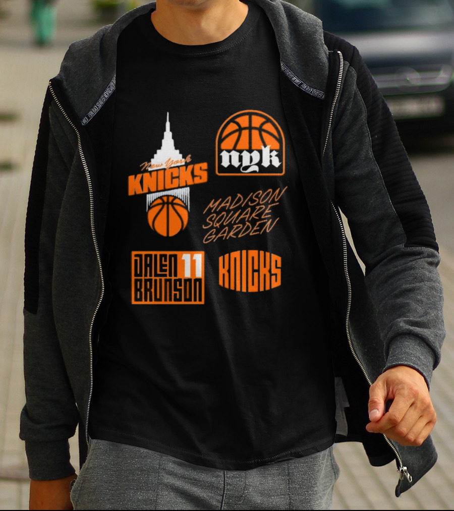 New York Knicks Jalen Brunson MSG NYK 11 Madison Square Garden T-Shirt