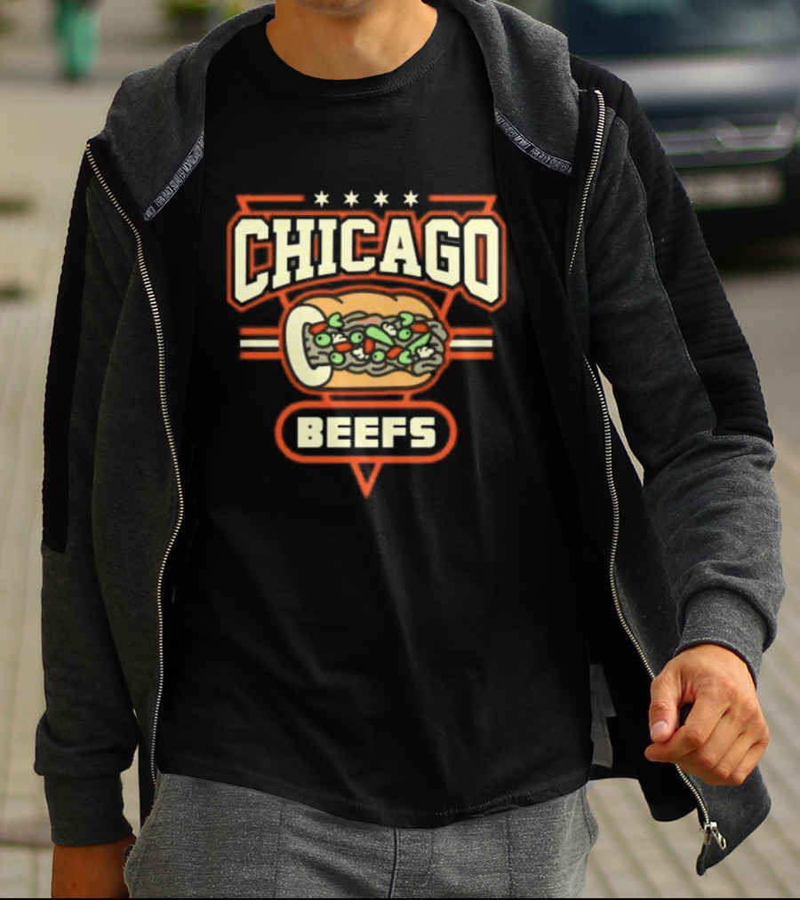 Chicago Beefs Sandwich Stars T-Shirt