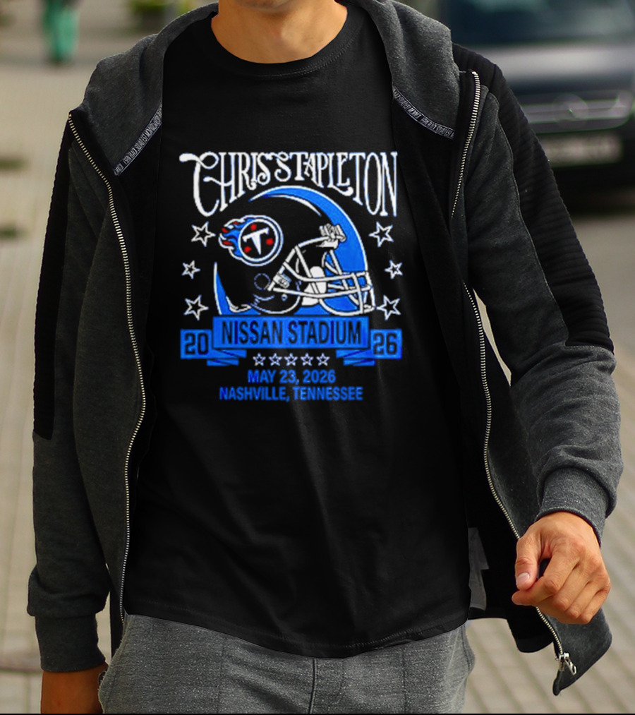 Chris Stapleton 2026 Nashville Nissan Stadium Tennessee Titans May 25 T-Shirt