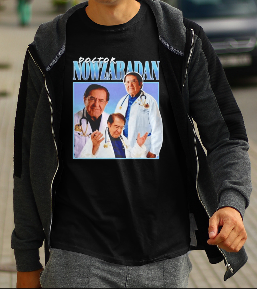 Doctor Nowzaradan My 600Lb Life Blue Stethoscope T-Shirt