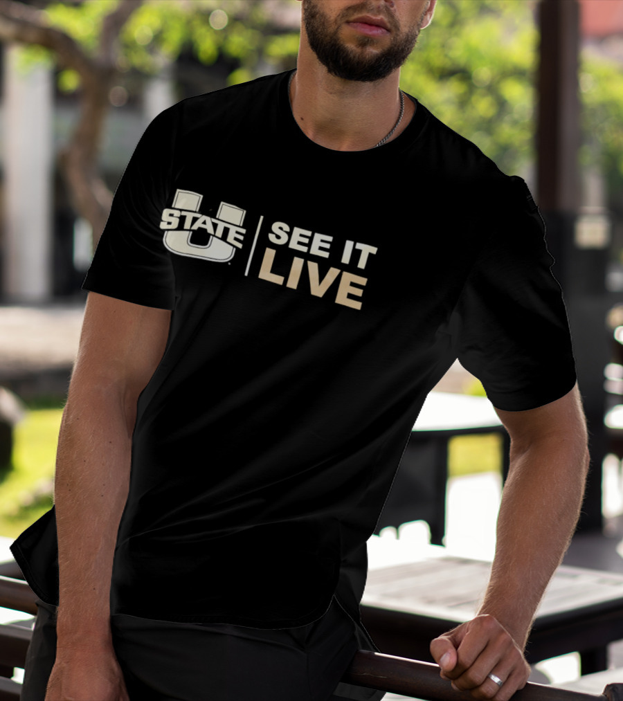Utah State U State See It Live T-Shirt