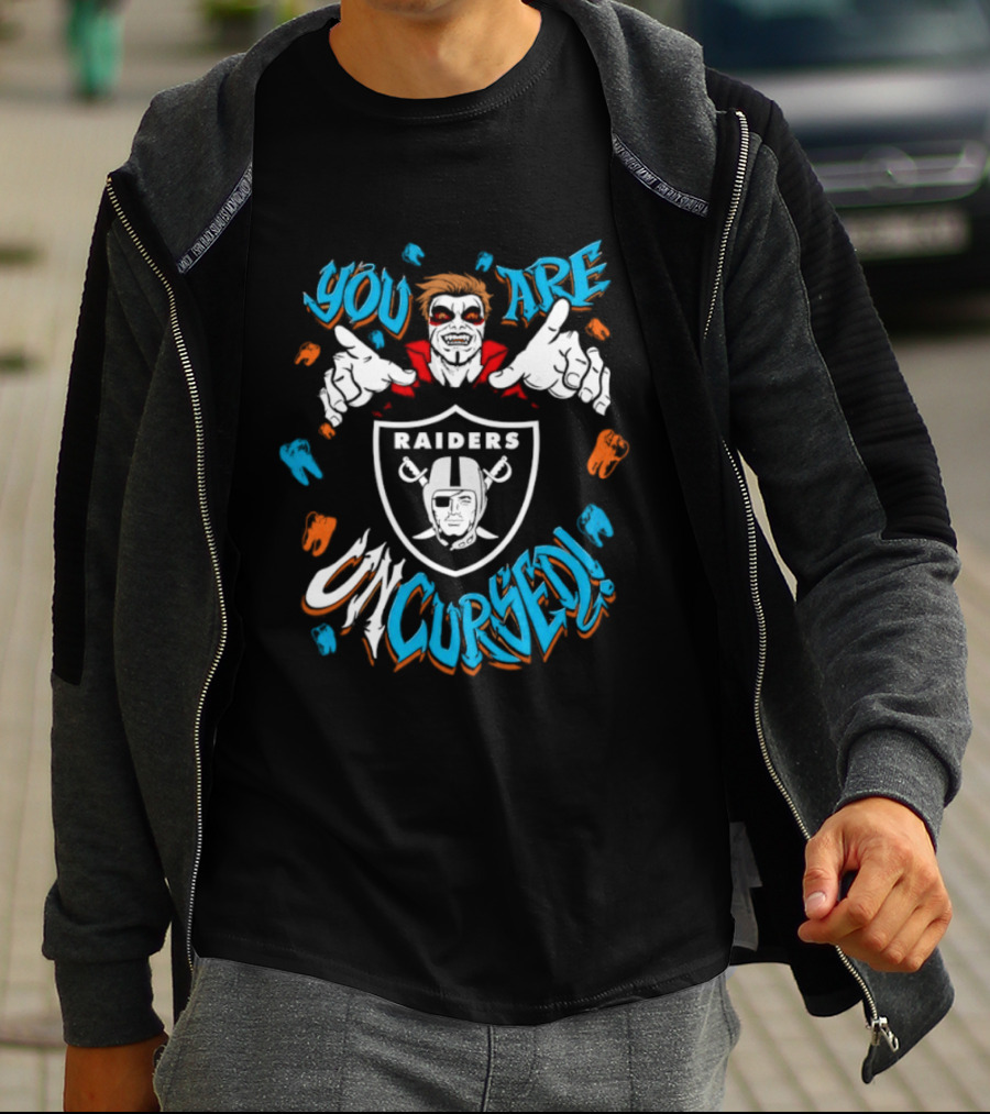 WWE Danhausen Las Vegas Raiders You Are Uncursed T-Shirt