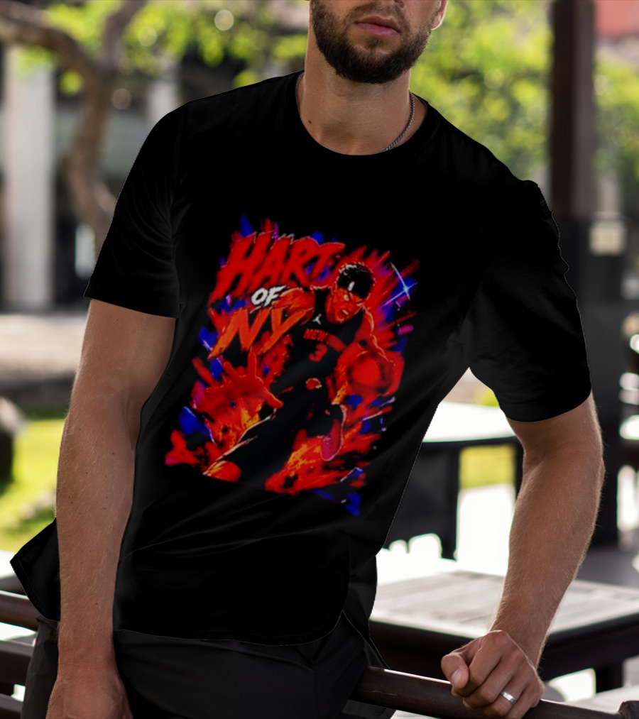 New York Knicks Josh Hart Of NY Black Basketball T-Shirt