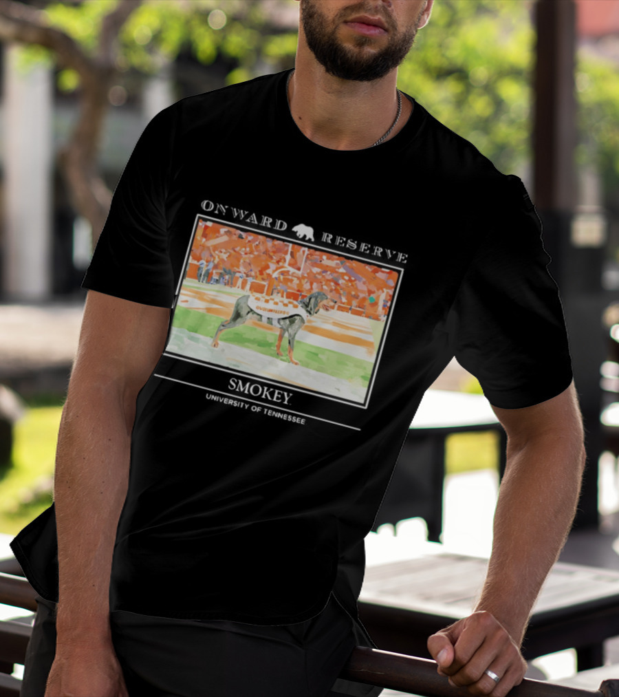 Onward Reserve Smokey University Of Tennessee Volunteers Football Stadium T-Shirt