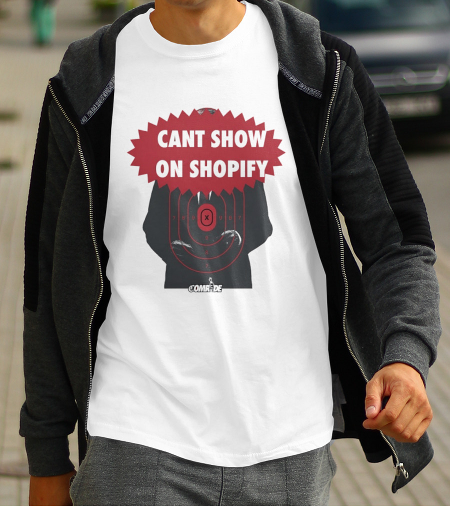 Cant Show On Shopify Target Practice X Comrade T-Shirt