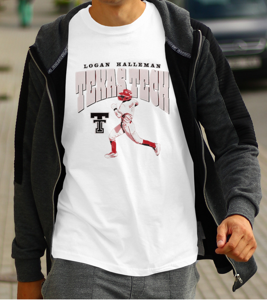 Texas Tech Logan Halleman Running T-Shirt