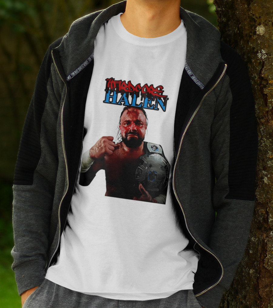 Hardcore Nick Halen Wrestling Champion With Belt T-Shirt