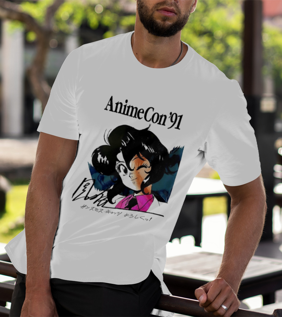Anime Con '91 Character With Autograph And Japanese T-Shirt