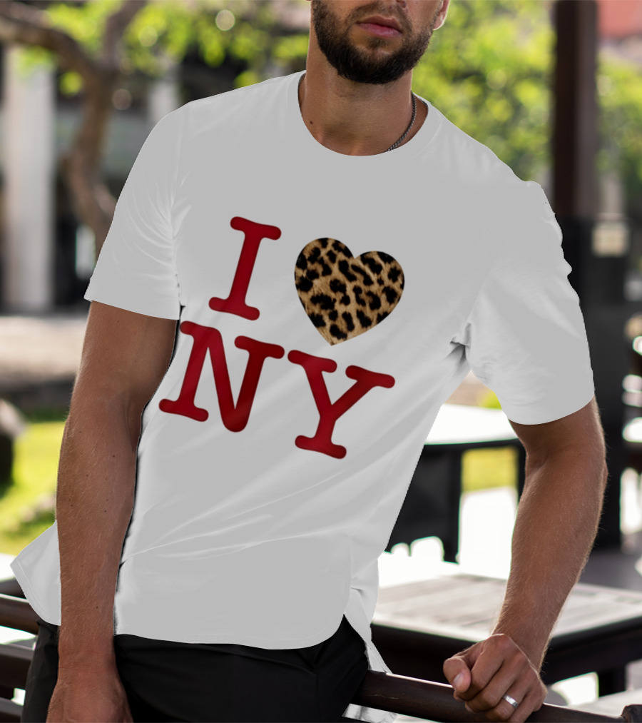 Latto Crave I Heart NY Leopard T-Shirt