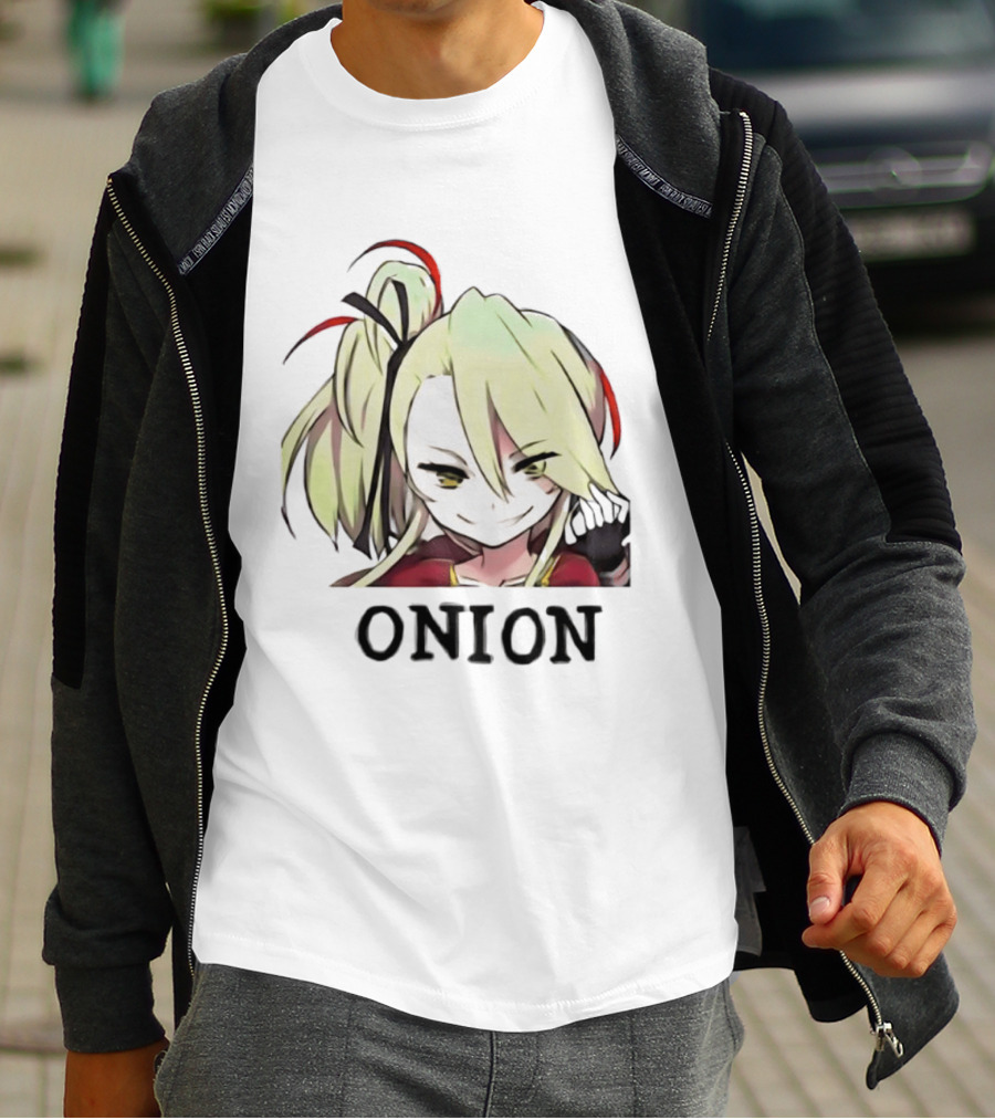 Deathpolca Anime Style Character With Onion T-Shirt