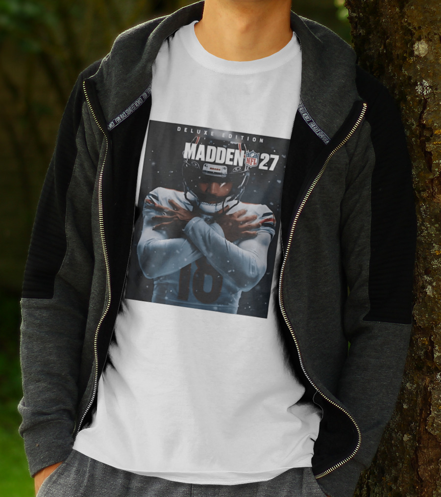 Madden NFL 27 Deluxe Edition Caleb Williams Bears 18 T-Shirt