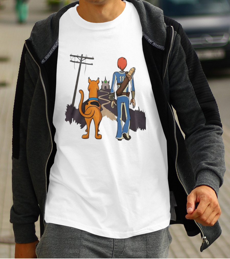 Scooby Doo Shaggy Rogers Fallout Vault Dweller Adventure T-Shirt