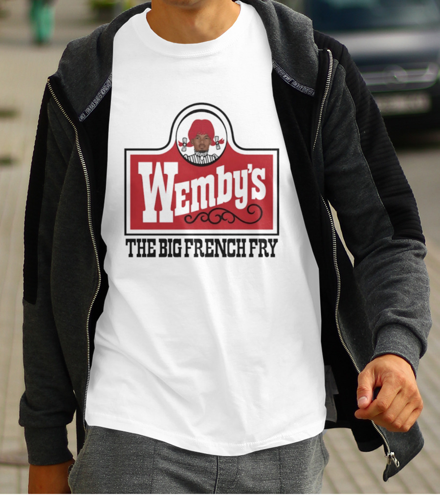 Wemby's The Big French Fry Victor Wemby's Spurs T-Shirt