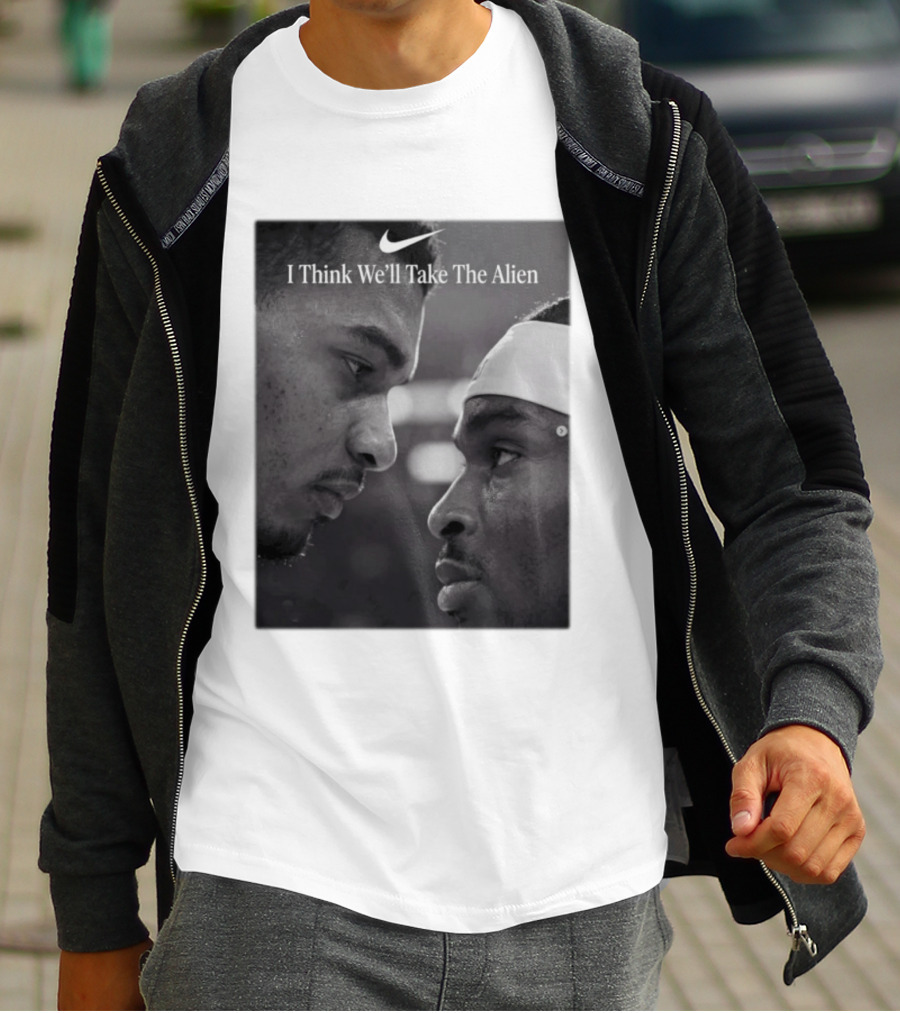 I Think We'll Take The Alien NBA Basketball Victor Wembanyama T-Shirt