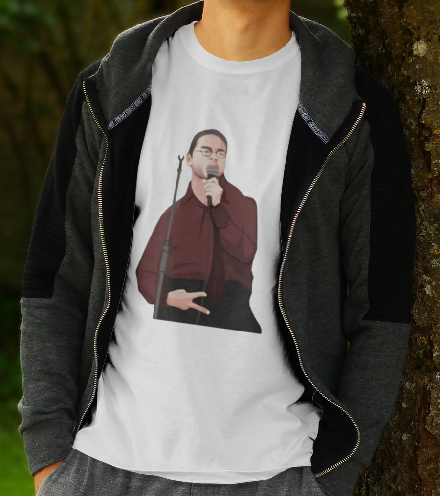 Max And Paddy Stand Up Comedy Performance Live Stage Microphone T-Shirt