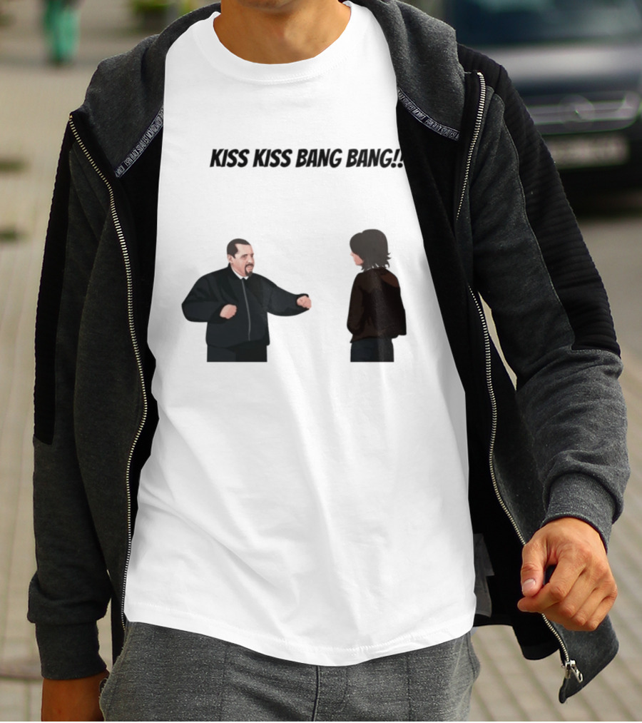 Kiss Kiss Bang Bang Bobby Bacala And Tony Soprano HBO Series T-Shirt
