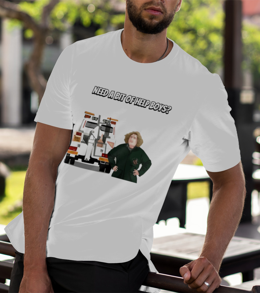 NEED A BIT OF HELP BOYS Paddy Tow Truck Raymond Stantz T-Shirt