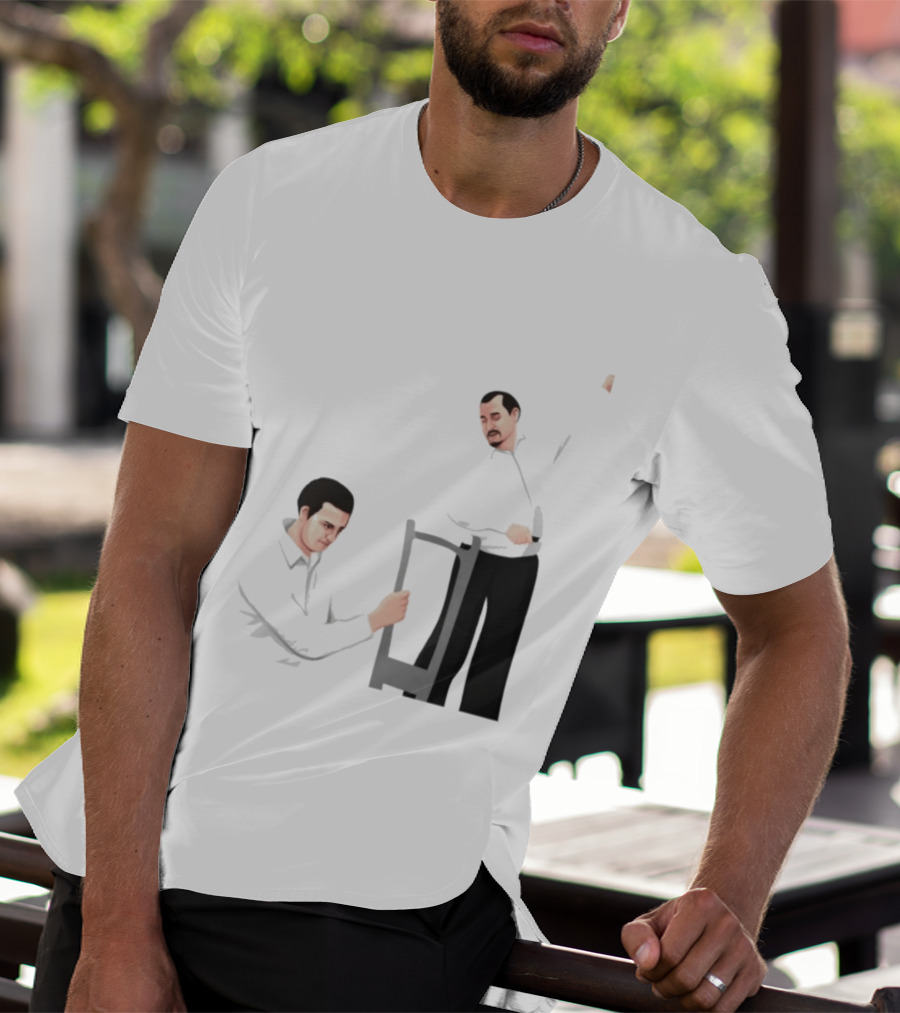 Max And Paddy Pine Barrens Christopher Moltisanti Paulie Gualtieri Chair Scene T-Shirt