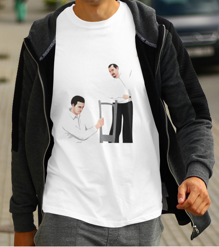 Max And Paddy Pine Barrens Christopher Moltisanti Paulie Gualtieri Chair Scene T-Shirt