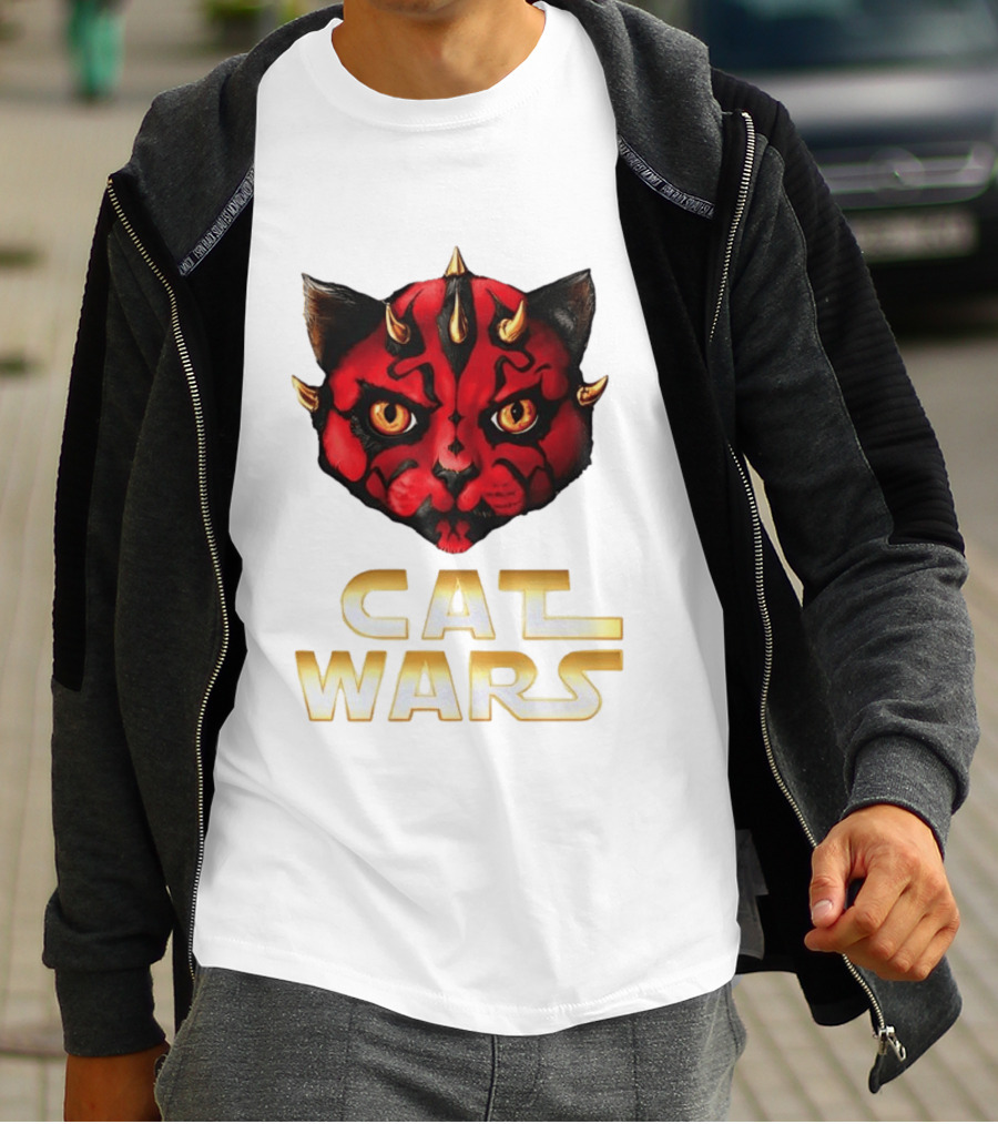 Darth Maul Cat Wars Star Wars Quality Comfortable Wear T-Shirt