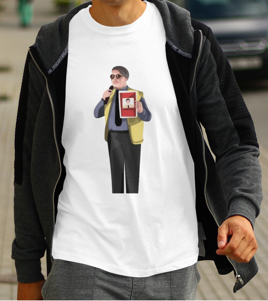 The Office Wanted Character Holding Max And Paddy Image T-Shirt