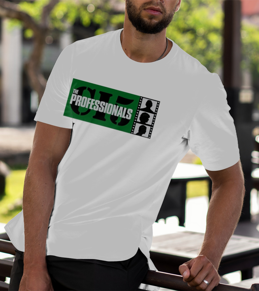 The Professionals CI5 TV Series Bodie Doyle Cowley Silhouette Film Strip T-Shirt