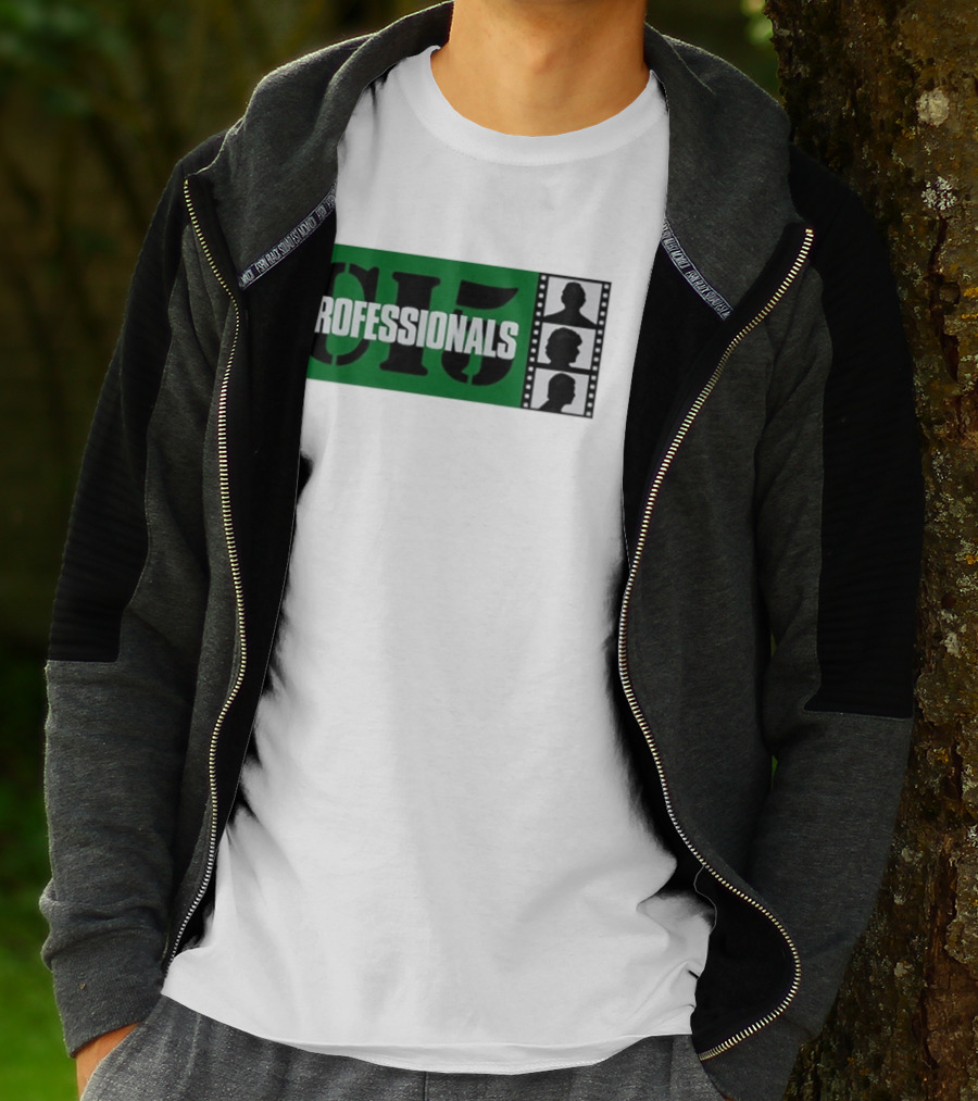 The Professionals CI5 TV Series Bodie Doyle Cowley Silhouette Film Strip T-Shirt