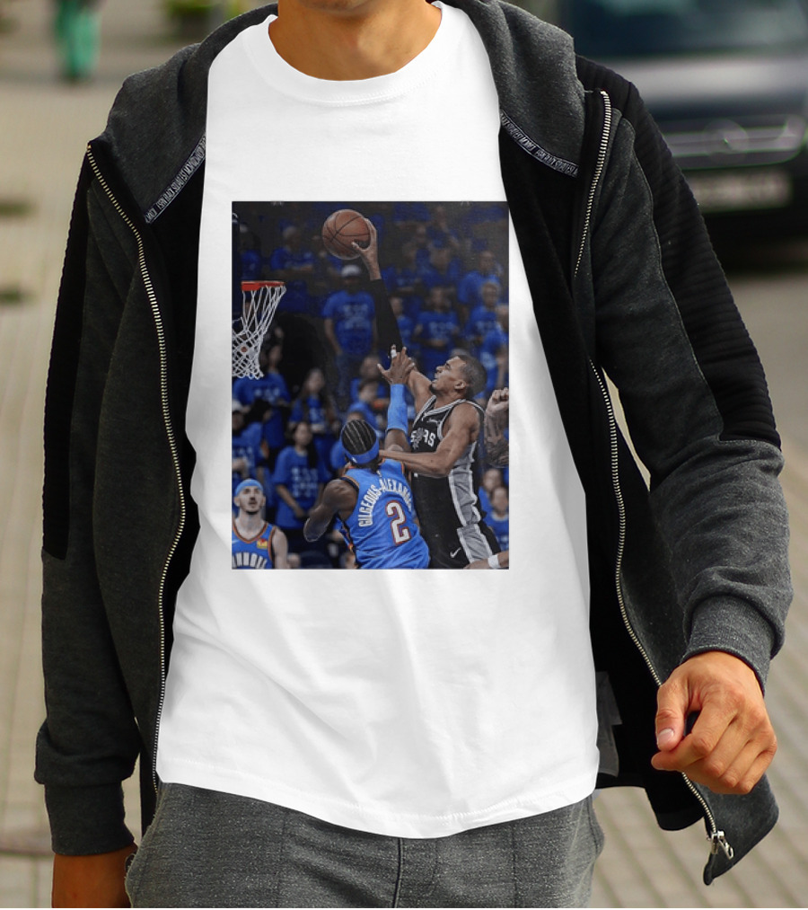Victor Wembanyama Shai Gilgeous Alexander NBA Showdown San Antonio Spurs Vs Oklahoma City Thunder T-Shirt