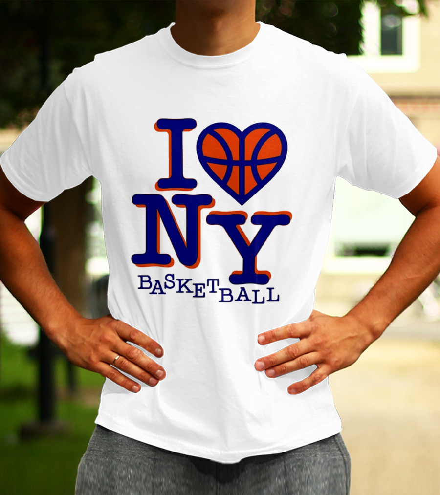 I Heart NY Basketball 2026 New York Knicks NBA T-Shirt