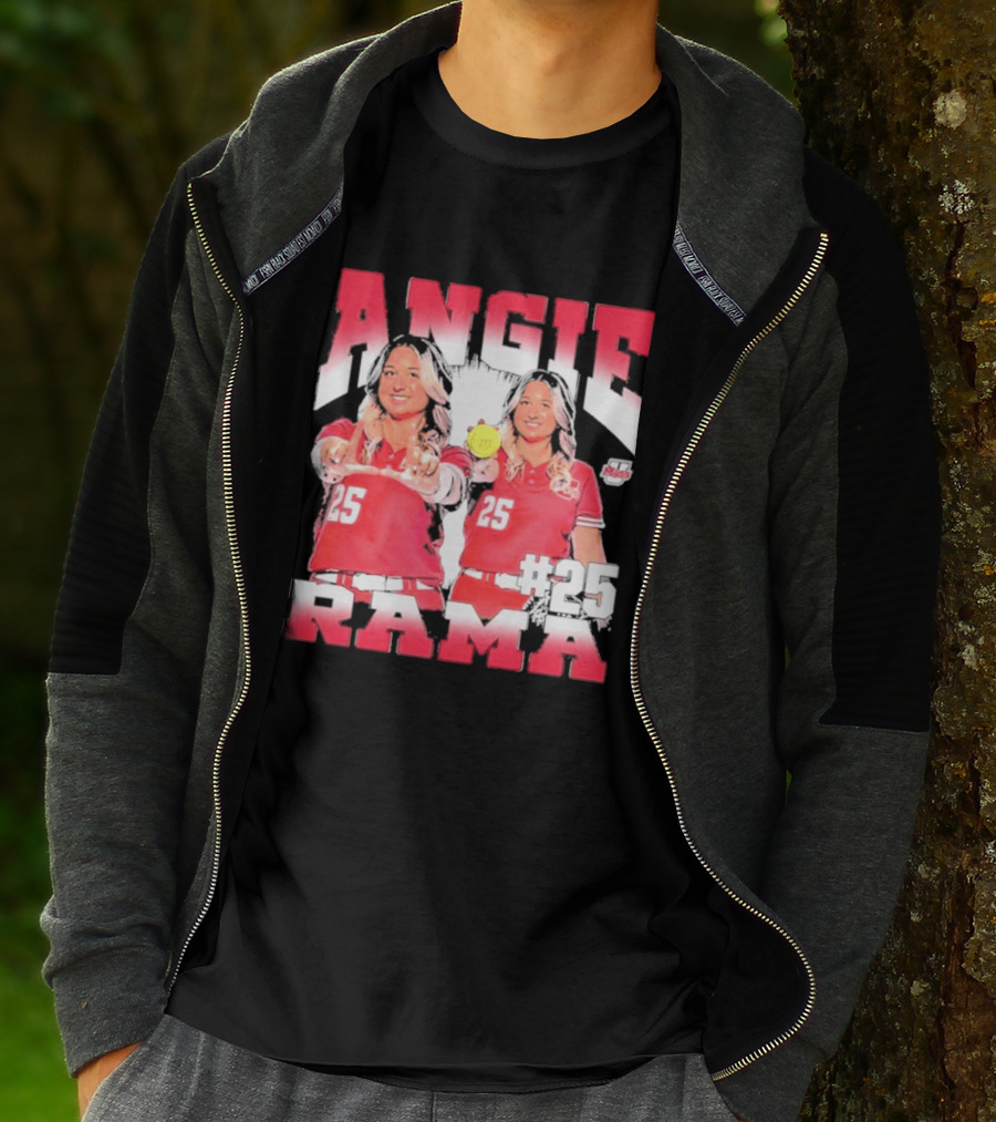 Angie Rama 25 Umass Athletics NCAA Softball T-Shirt