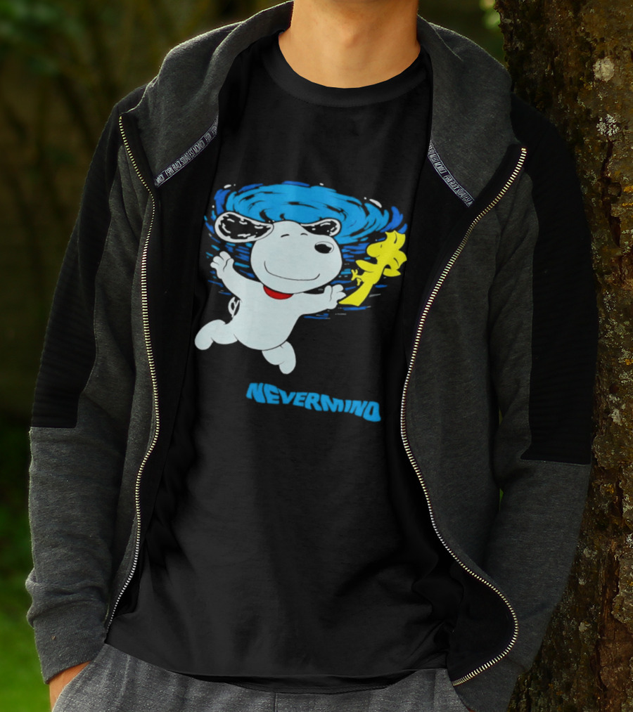 Snoopy Woodstock Nevermind Swimming Adventure T-Shirt