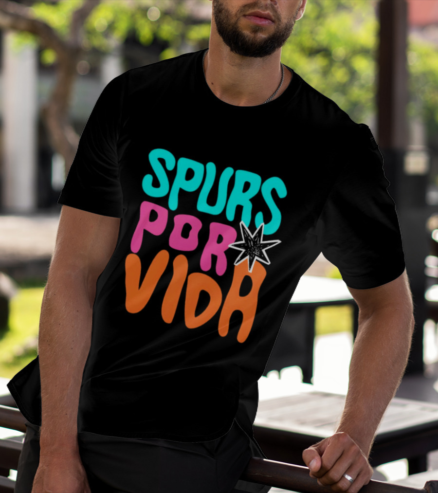 Spurs Por Vida San Antonio Basketball NBA 2026 T-Shirt