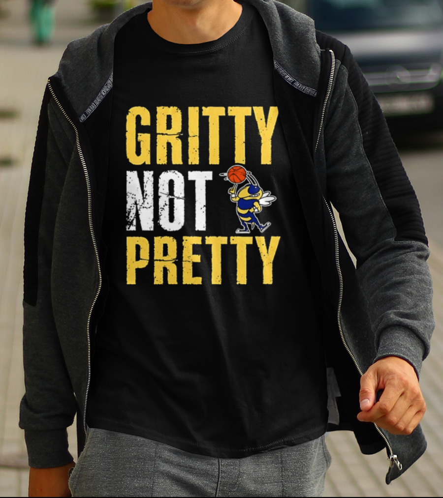 Gritty Not Pretty Georgia Tech Buzz Basketball T-Shirt
