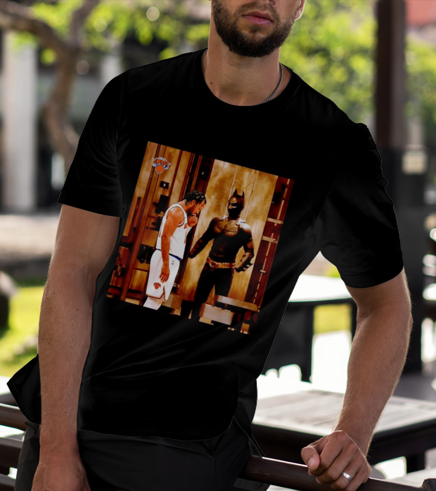 New York Knicks Jaylen Brunson Meets Batman Gotham T-Shirt