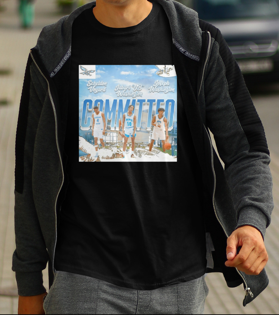 Committed Basketball Sheldon Voyard Jabari JB Washington Joseph Washington Nighthawk NPC T-Shirt