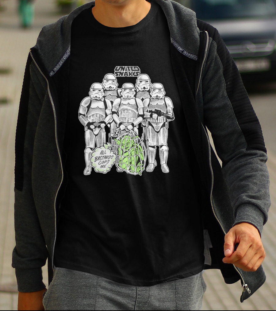 United Snakes Stormtroopers All Bastards Cops Are T-Shirt