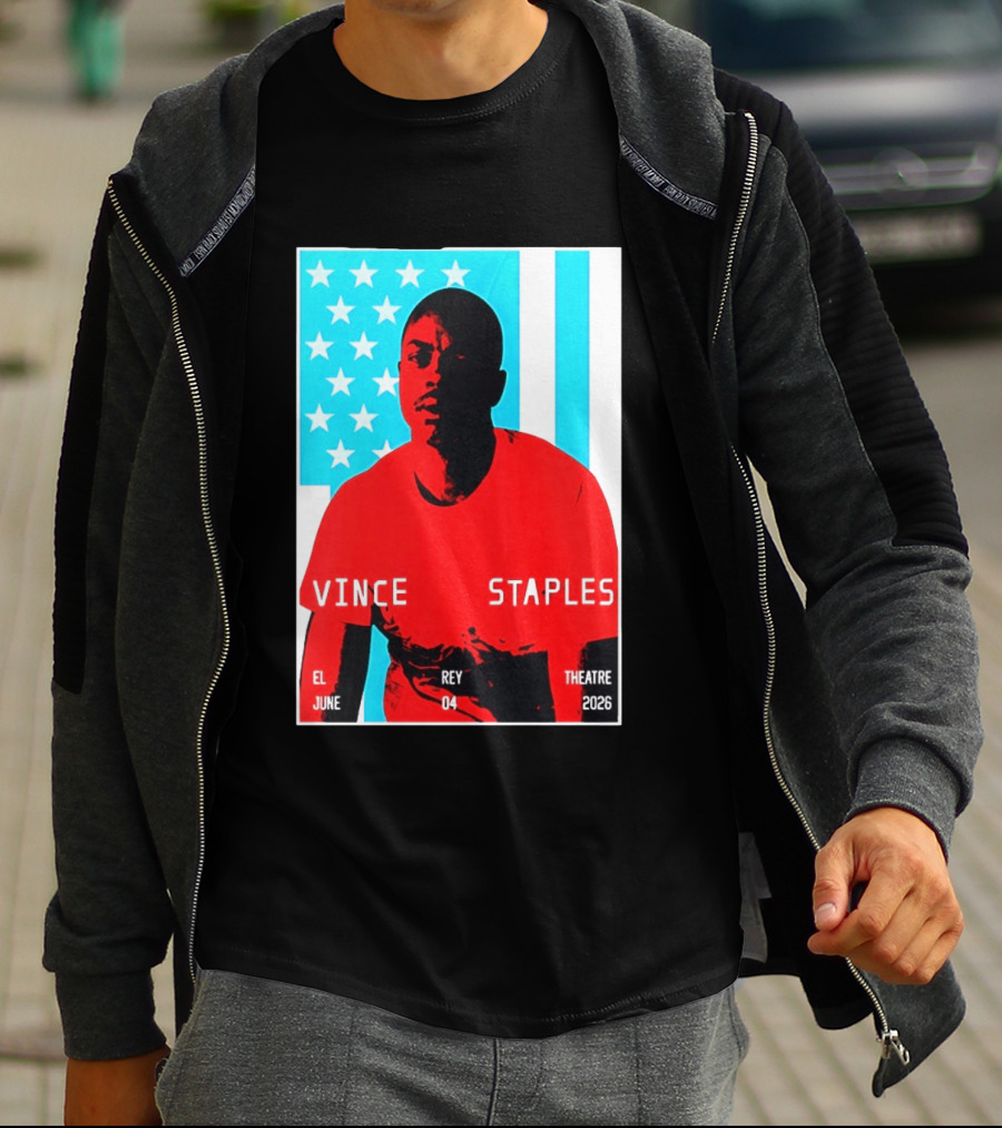 Vince Staples El Rey Theatre Los Angeles June 4 2026 T-Shirt