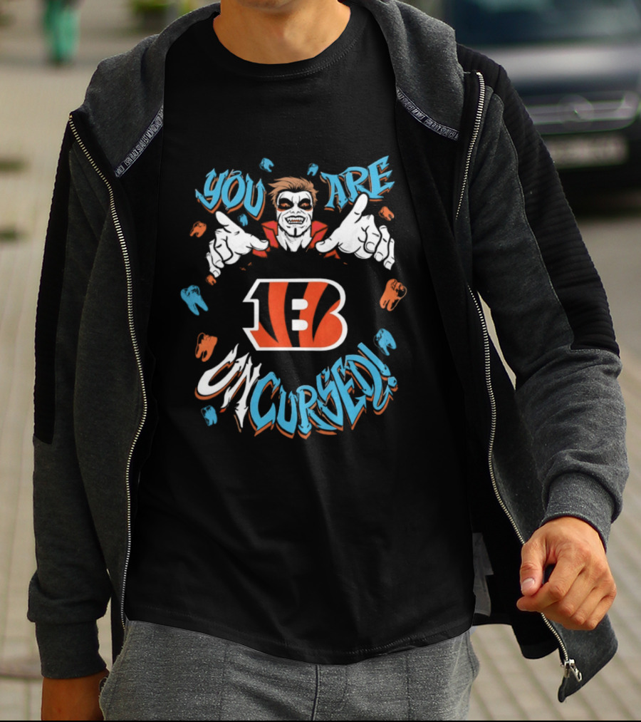 WWE Drops Danhausen Cincinnati Bengals You Are Uncursed T-Shirt