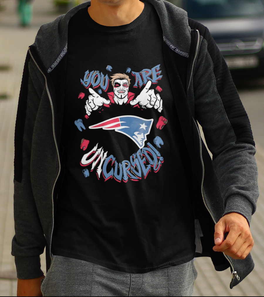 WWE Danhausen New England Patriots You Are Uncursed T-Shirt