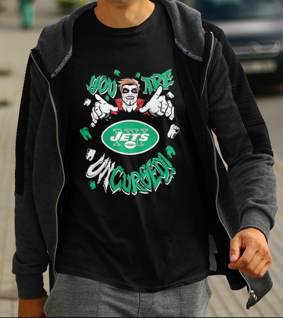 WWE You Are Uncursed Jets Danhausen X New York T-Shirt