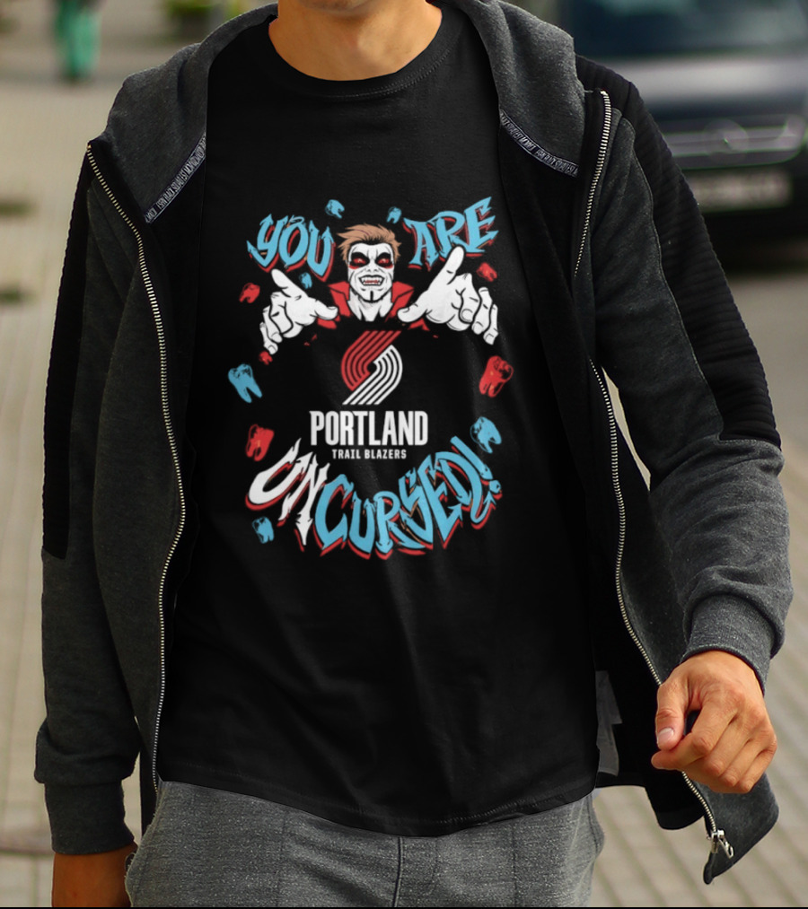 Danhausen You Are Uncursed Portland Trail Blazers WWE Collaboration T-Shirt