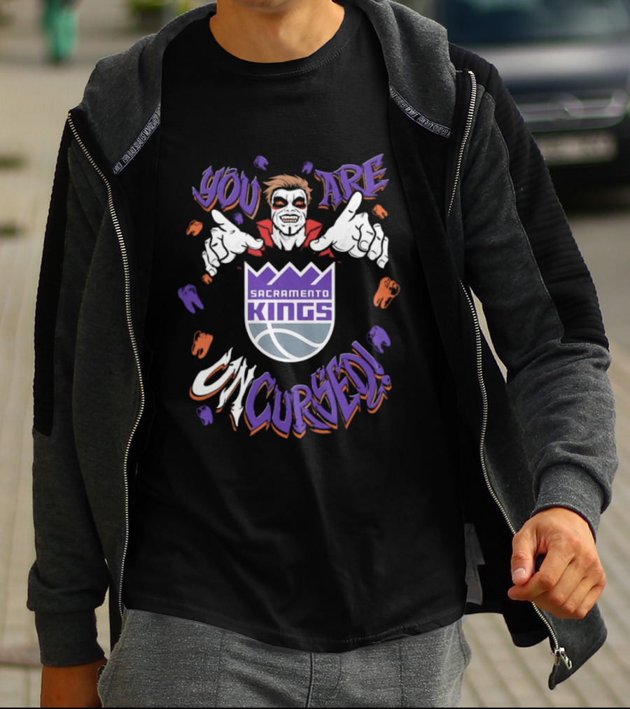 Sacramento Kings Danhausen You Are Uncursed Collaboration With WWE T-Shirt
